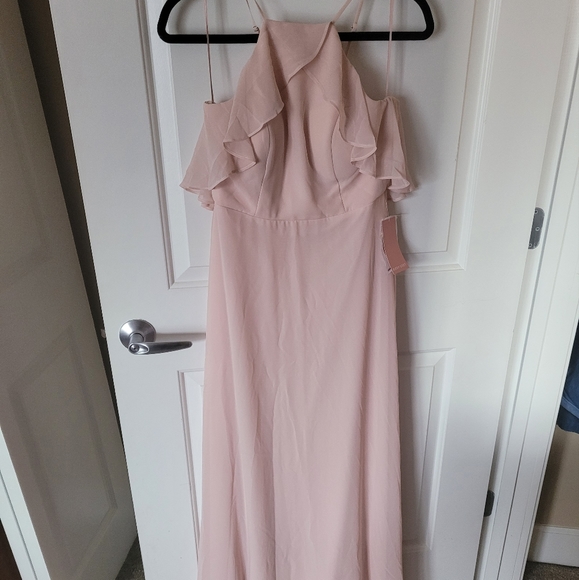 Birdy Grey pink formal maxi dress sz Medium - Picture 10 of 13